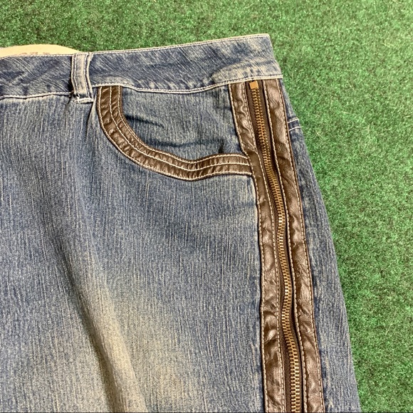 Vintage 1990's Y2k Joe Boxer Side Zipper Jeans - Picture 5 of 11